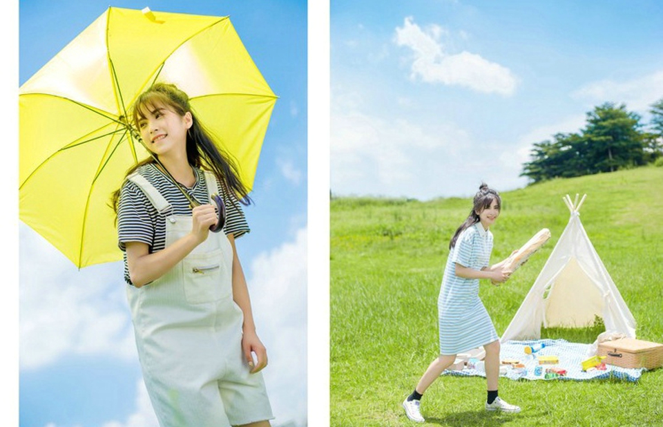 活力满满盛夏清纯可人元气少女