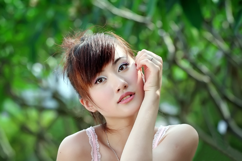 别人家的女朋友，这么靓丽!