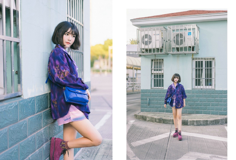 高颜值私房睡衣女神花朵般娇美可人