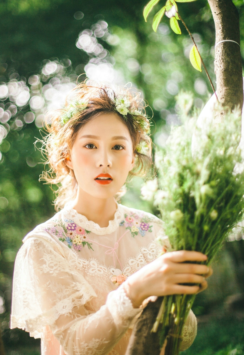 清新氧气美女日常街拍生活美照