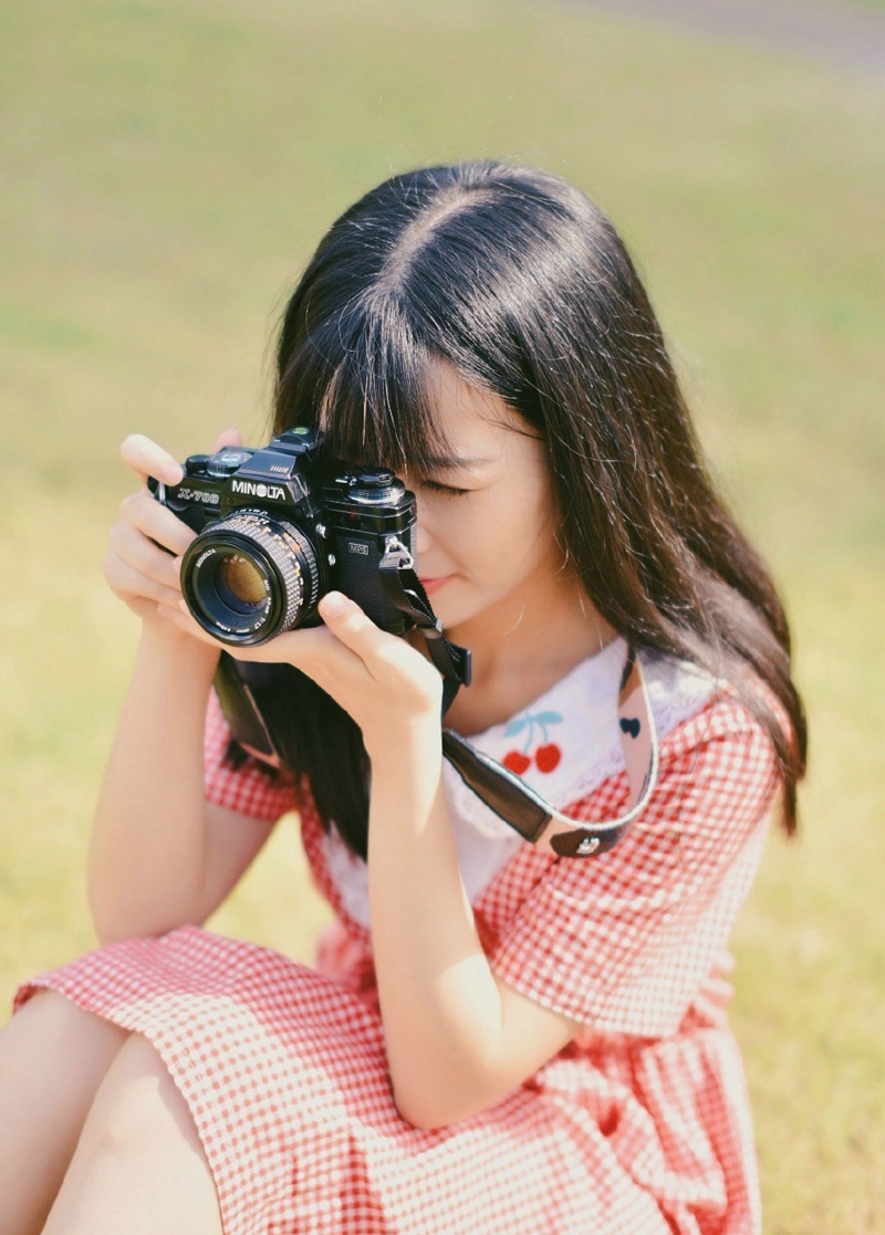 私房森系中分美女柔美温柔写真