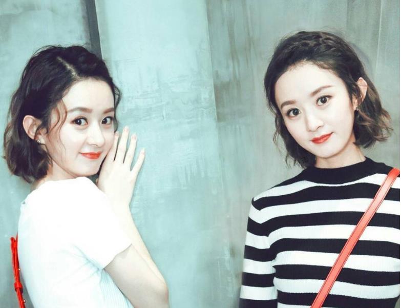 女神赵丽颖短发照片