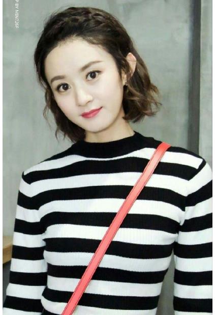 女神赵丽颖短发照片