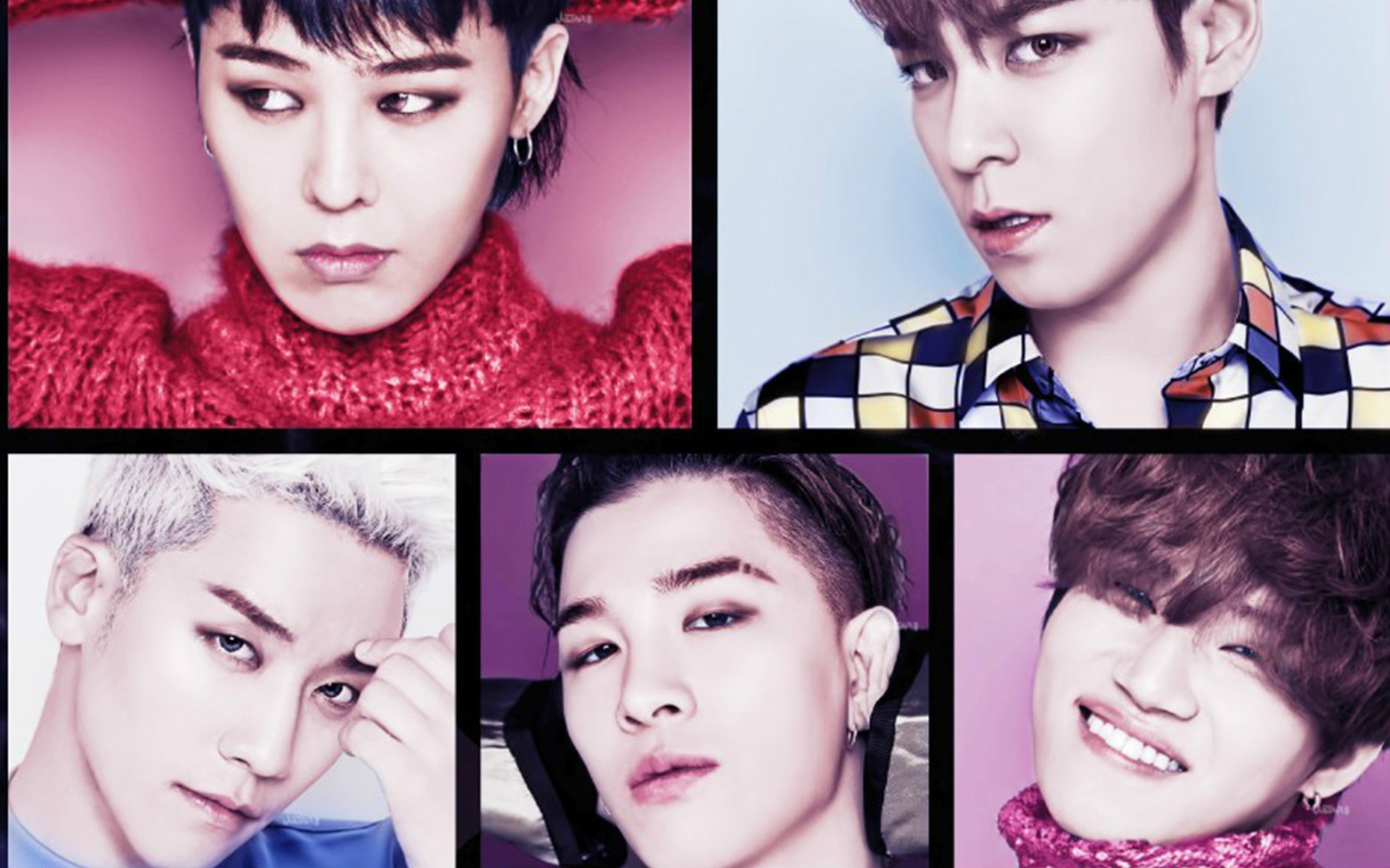 BIGBANG高清组合团照桌面壁纸