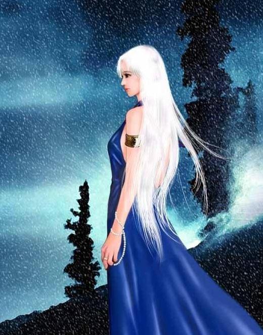 美轮美奂手绘美女图