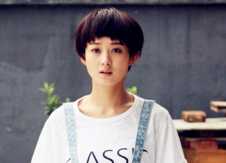 女神赵丽颖短发照片