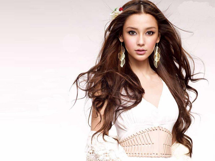 俏皮可爱杨颖高清壁纸图片