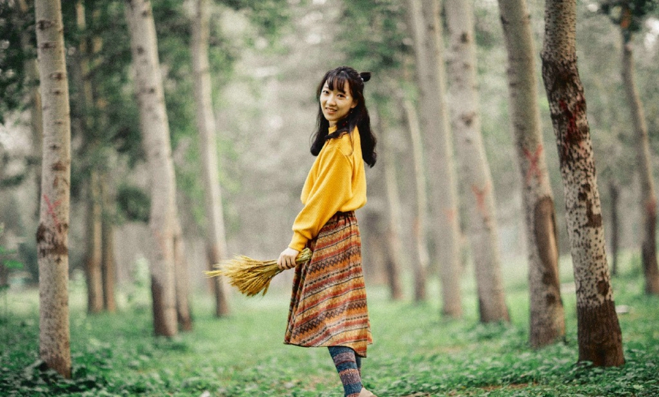 清新氧气美女日常街拍生活美照