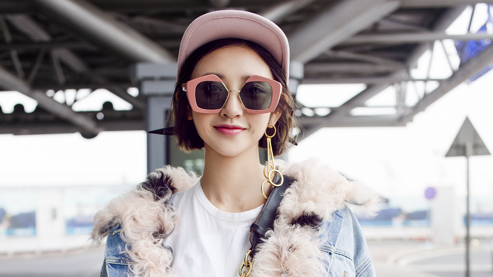 甜蜜可爱美丽美女唐艺昕壁纸