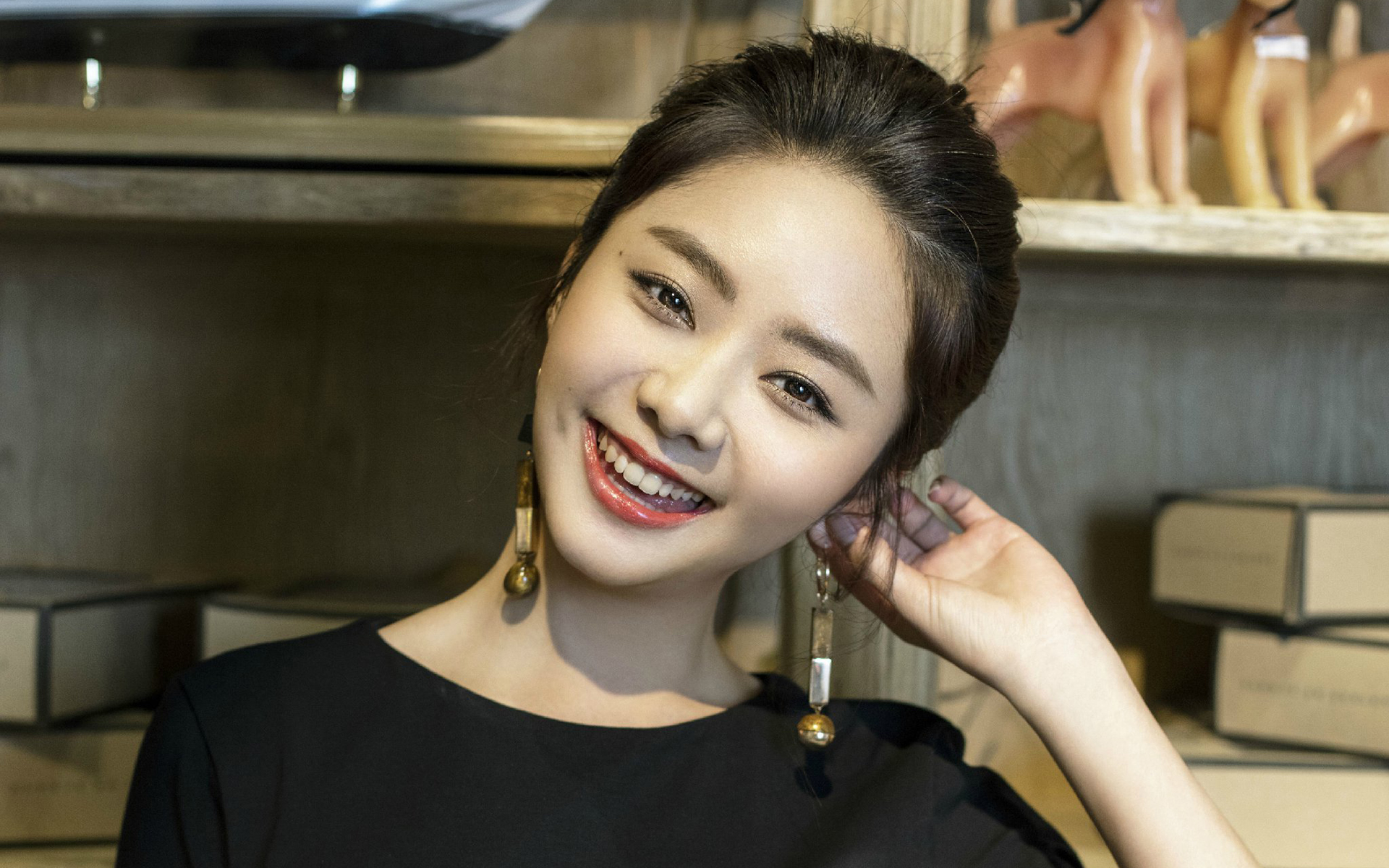 笑容甜美谭松韵高清壁纸