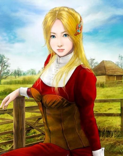 绝色手绘美女 手绘气质美女高清图