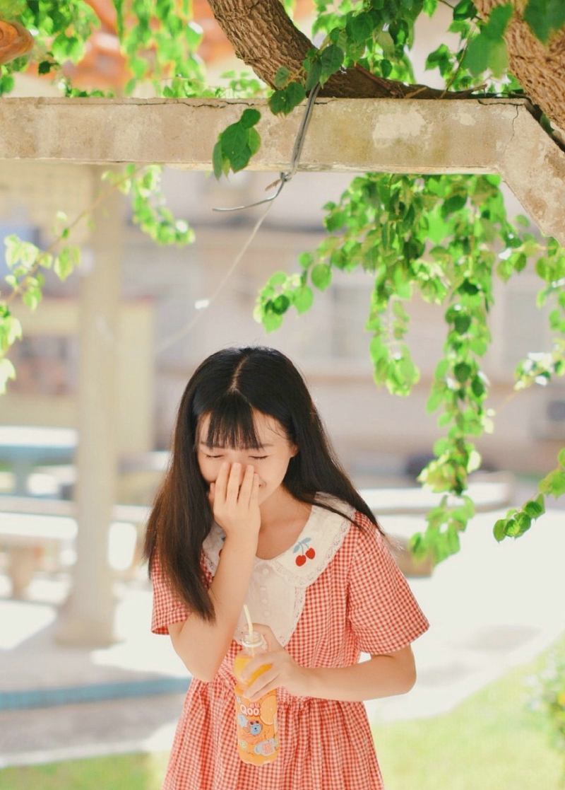 私房森系中分美女柔美温柔写真