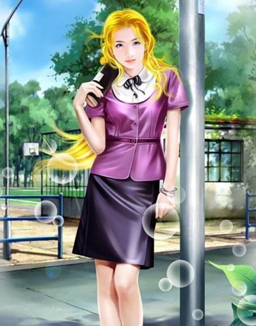 美轮美奂手绘美女图