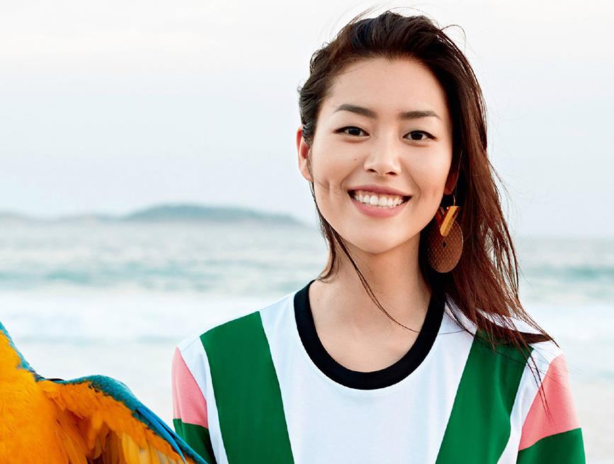 超模刘雯写真照