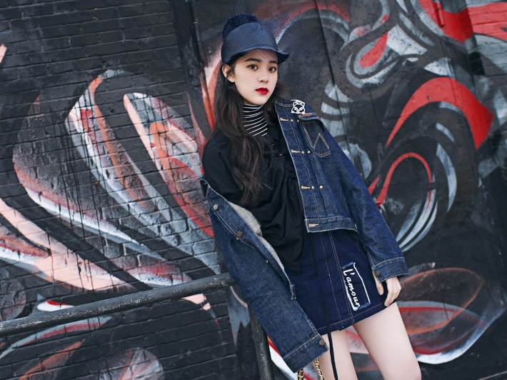 大提琴美女欧阳娜娜图片