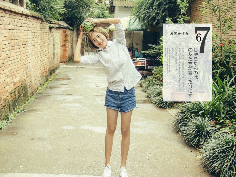 柔道马尾少女高颜值精致五官私拍写真