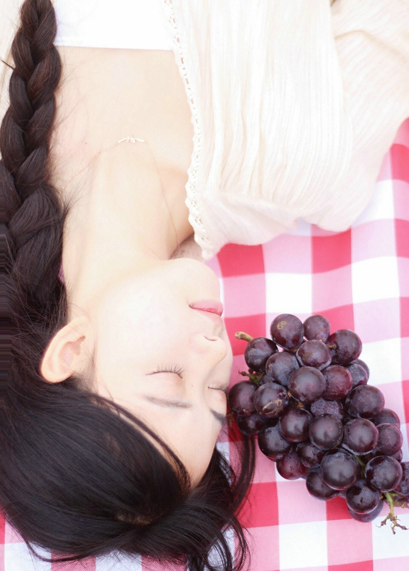 元气少女清新野餐悠闲舒适恬静写真