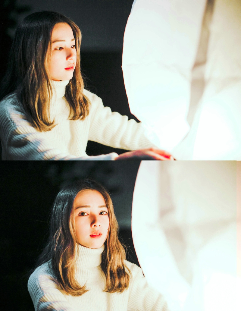 冬日雪地内的羽绒服妹子娇嫩俏皮写真