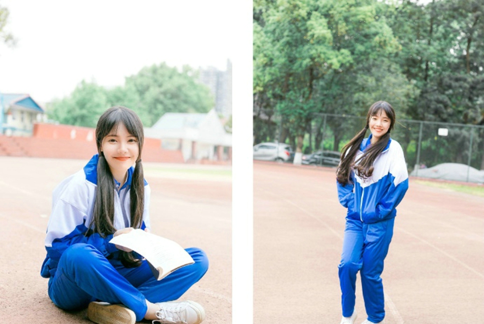 甜美娇巧可爱妹子校园阳光俏皮唯美写真