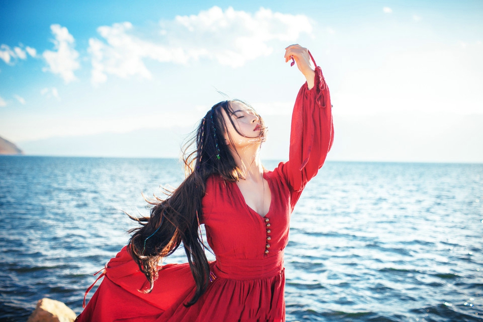 甜美圣诞女孩粉嫩性感娇俏可人