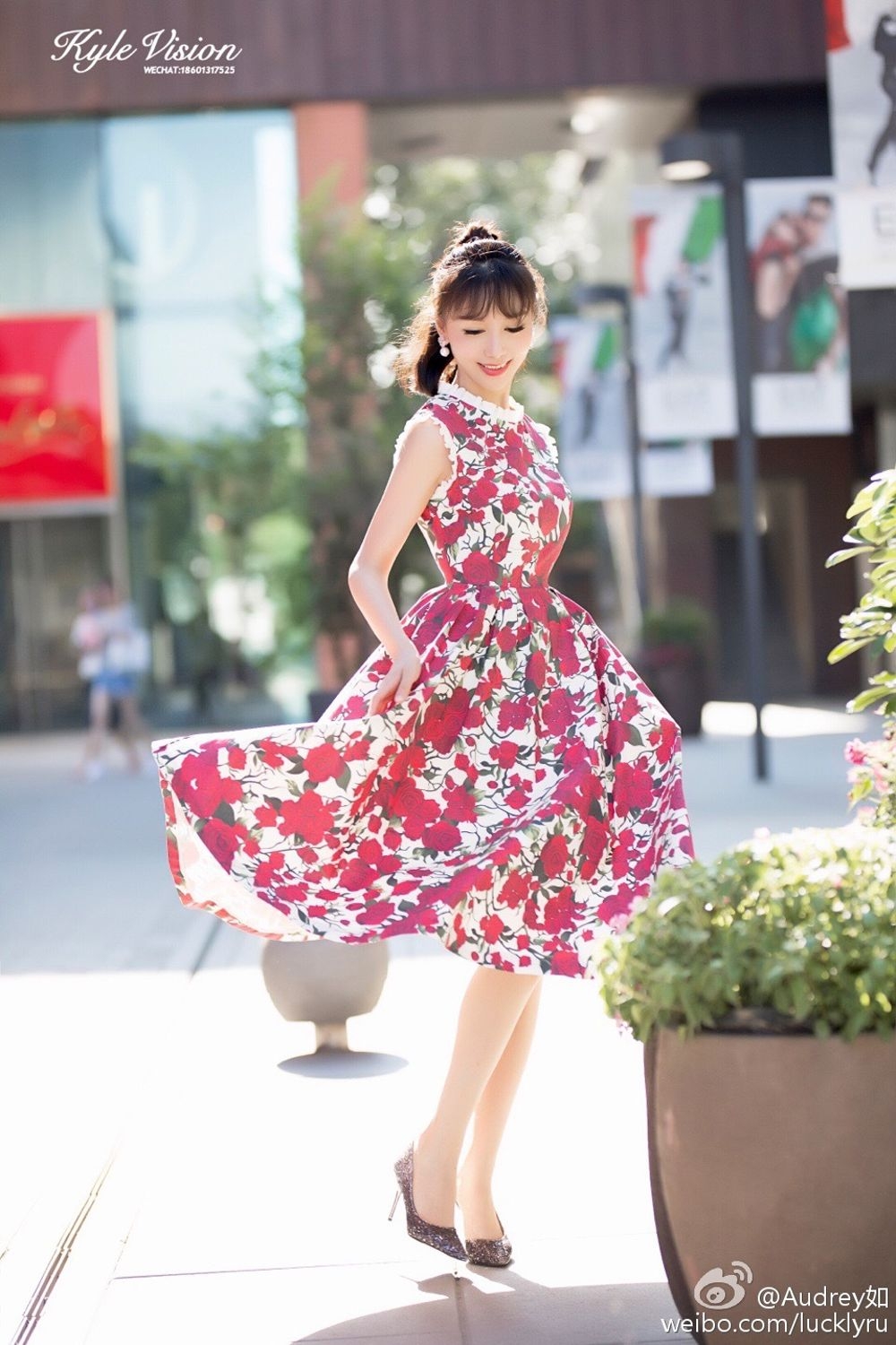 气质美女Audrey如街拍唯美写真