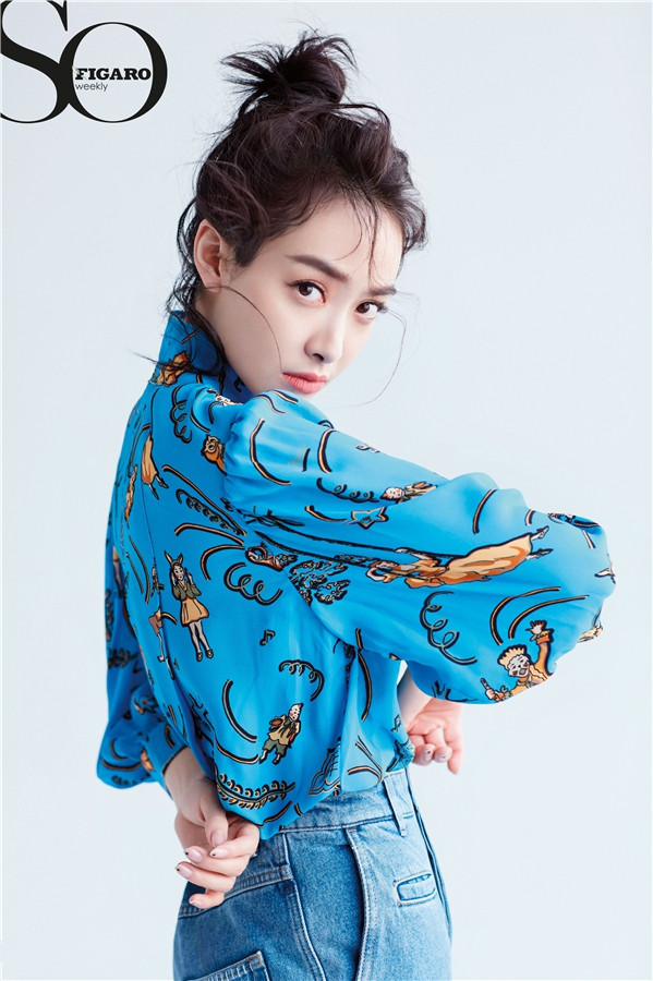 宋茜最新封面曝光 精灵美少女演绎浪漫夏日风