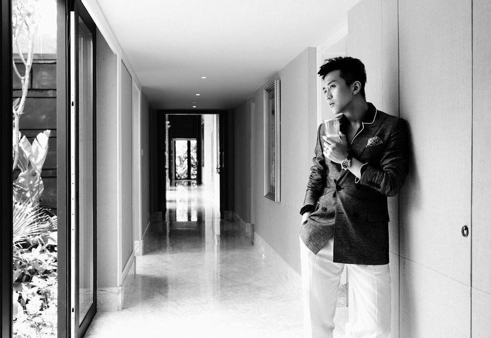 英俊帅气明星邓超图片