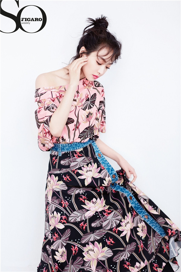 宋茜最新封面曝光 精灵美少女演绎浪漫夏日风