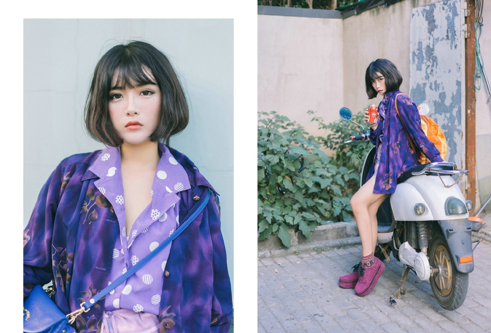 高颜值私房睡衣女神花朵般娇美可人