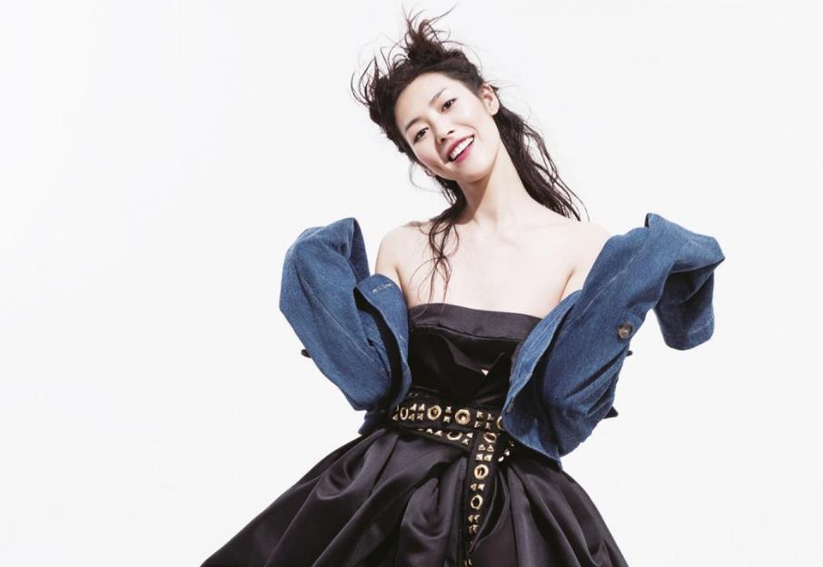 超模刘雯写真照