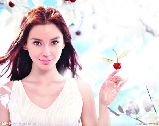 俏皮可爱杨颖高清壁纸图片