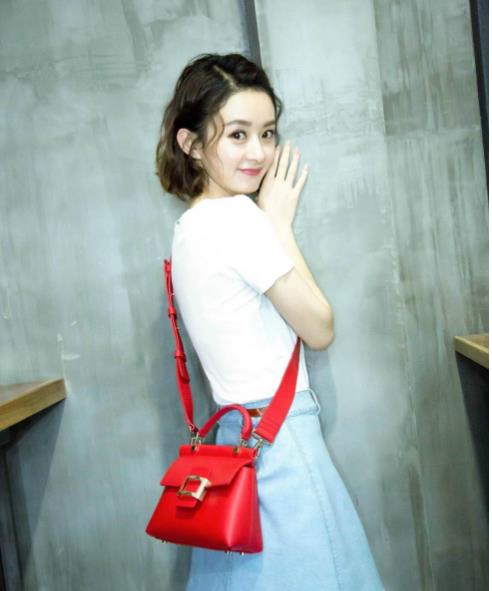 女神赵丽颖短发照片