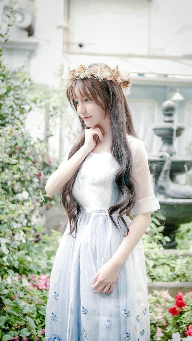 甜美花仙子的粉嫩写真