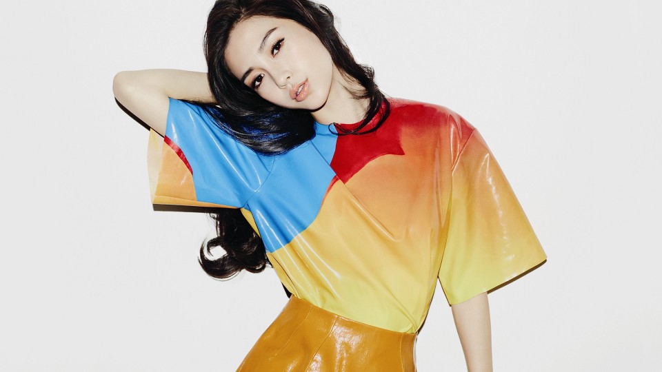 俏皮可爱杨颖高清壁纸图片