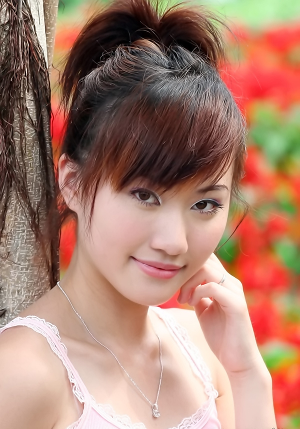 别人家的女朋友，这么靓丽!