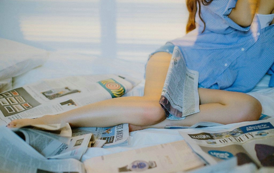 餐厅内的可爱少女青春无敌吸睛