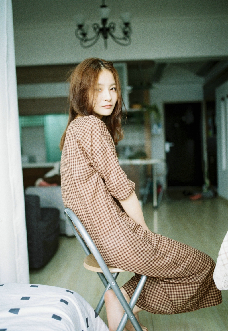 海岸边气质森系女神高颜值随性范