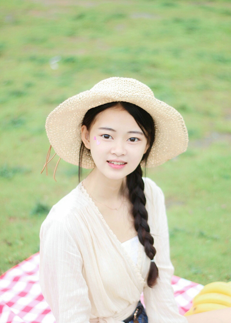 元气少女清新野餐悠闲舒适恬静写真