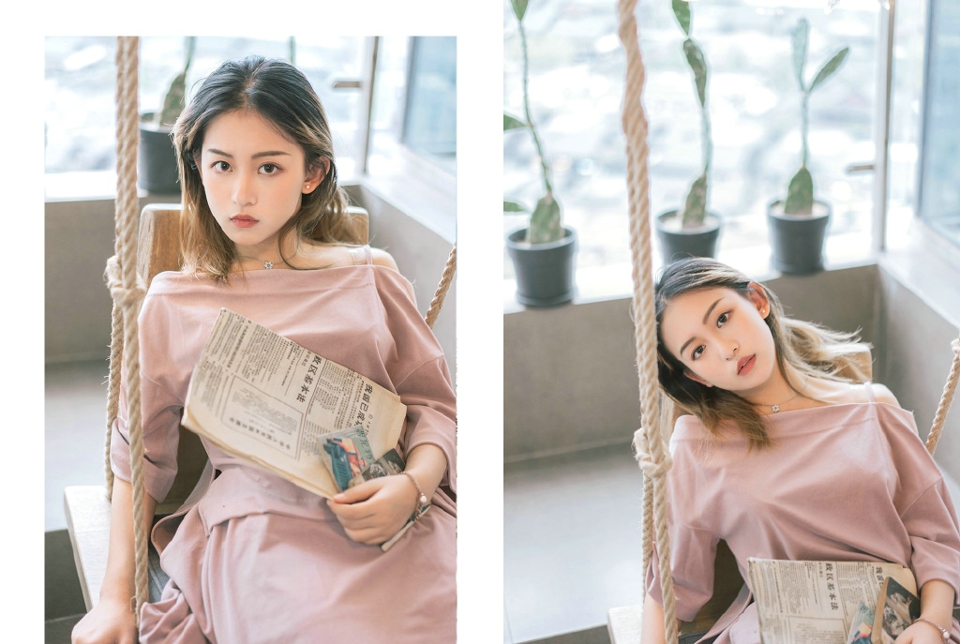 高颜值私房睡衣女神花朵般娇美可人