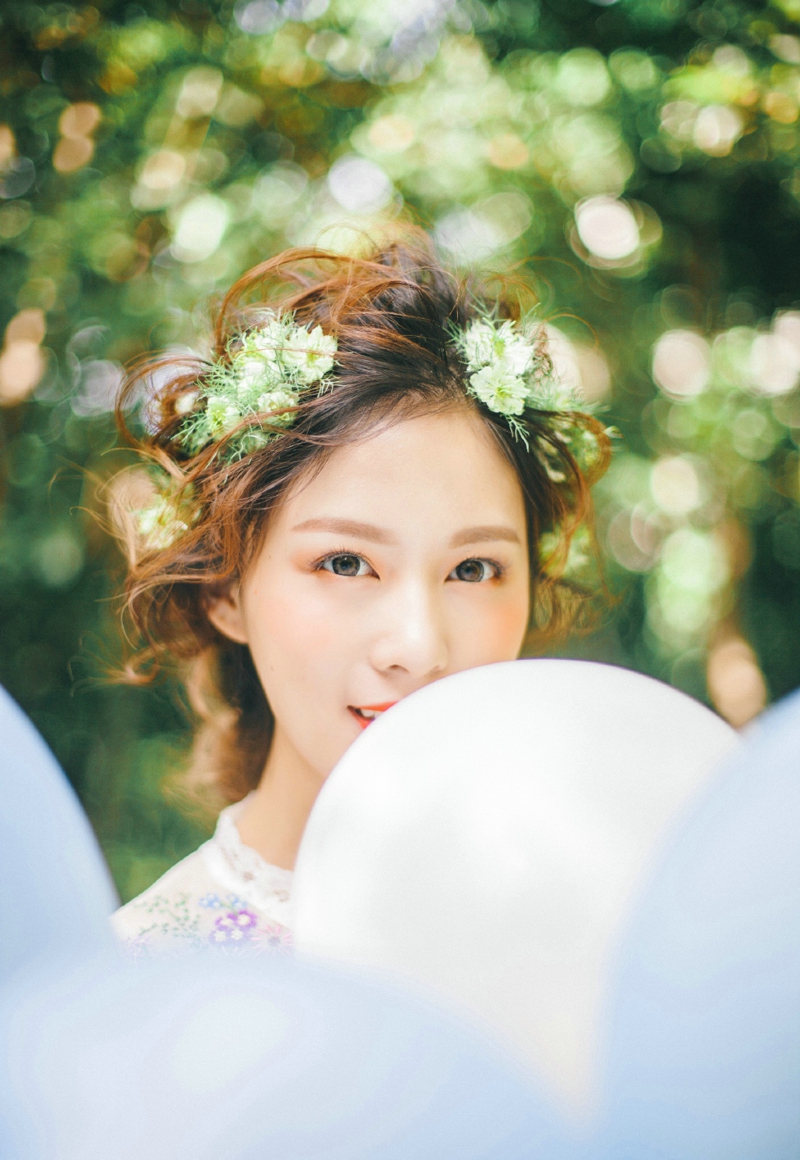 清新氧气美女日常街拍生活美照