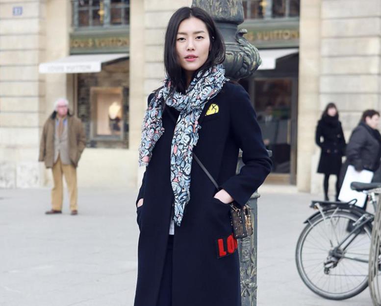 超模刘雯写真照