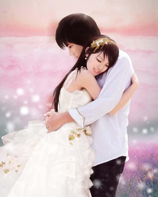 绝色手绘美女 手绘气质美女高清图