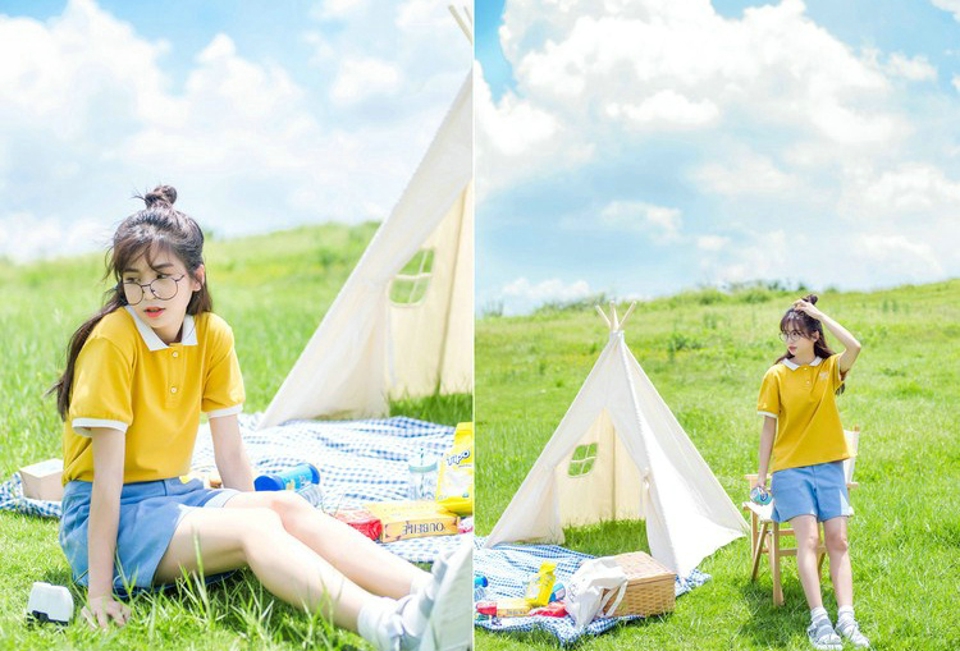 活力满满盛夏清纯可人元气少女