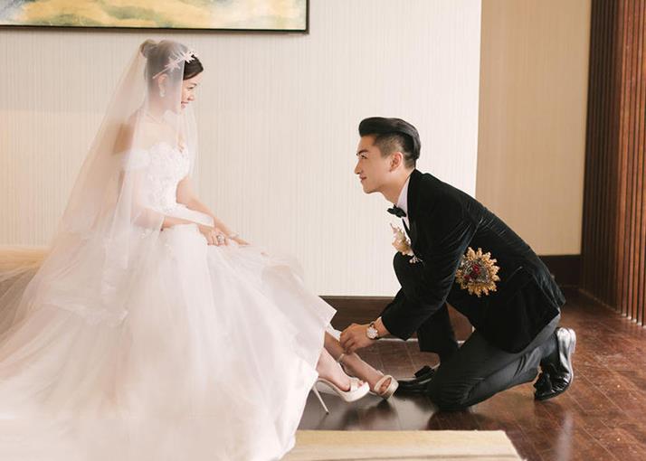 陈妍希陈晓婚纱照图集