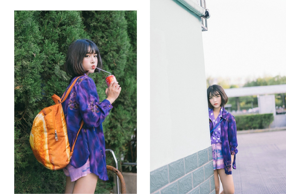 高颜值私房睡衣女神花朵般娇美可人