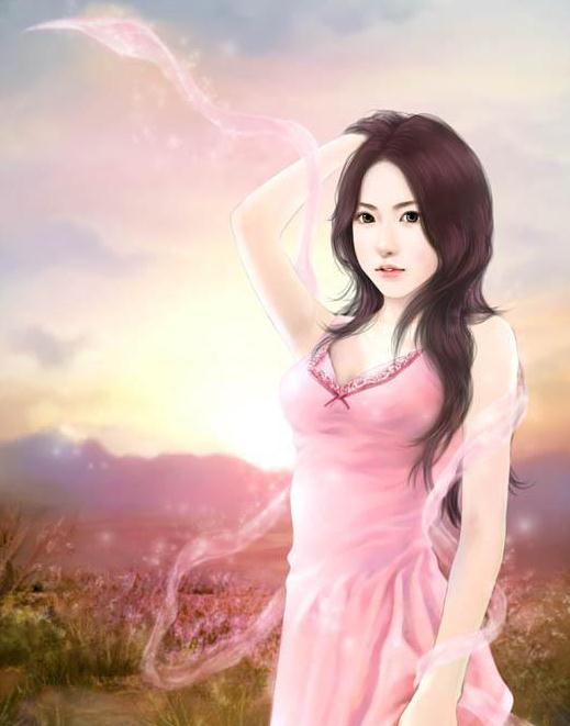 美轮美奂手绘美女图