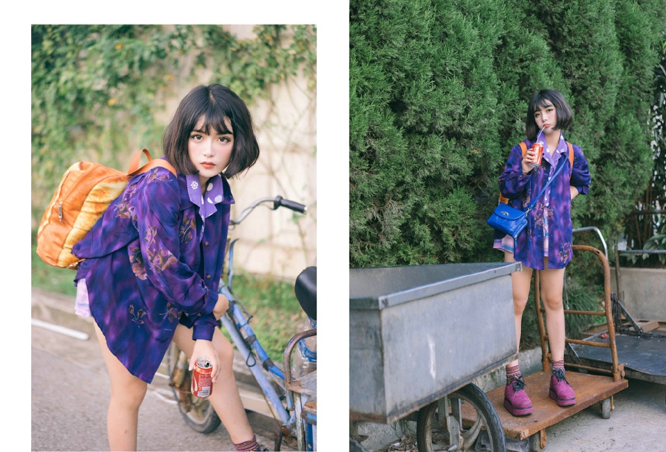 高颜值私房睡衣女神花朵般娇美可人