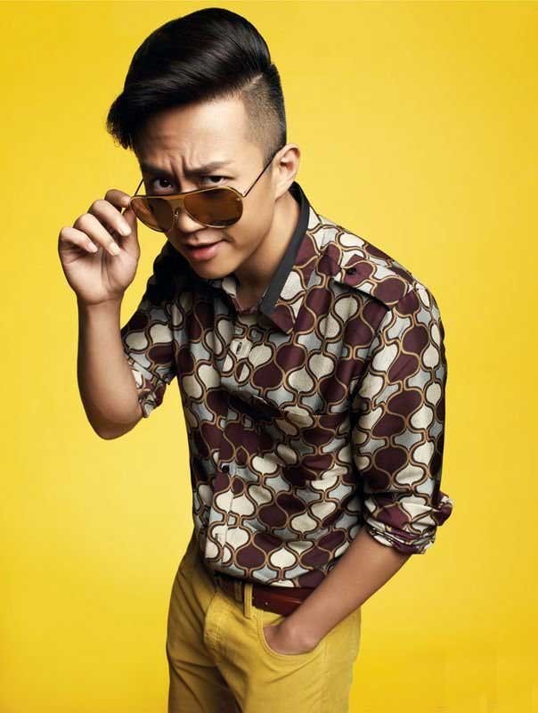 英俊帅气明星邓超图片