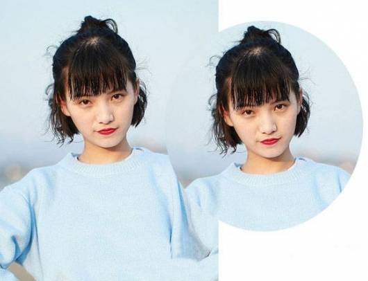 清新美女冬季写真 女神清新美女冬季街拍