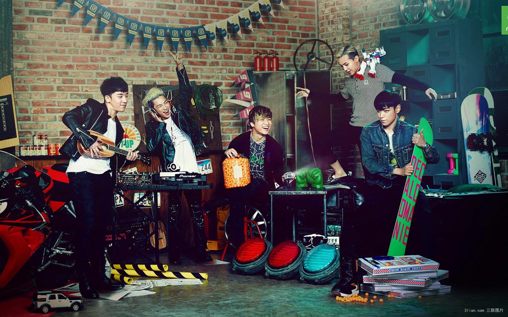 BIGBANG高清组合团照桌面壁纸